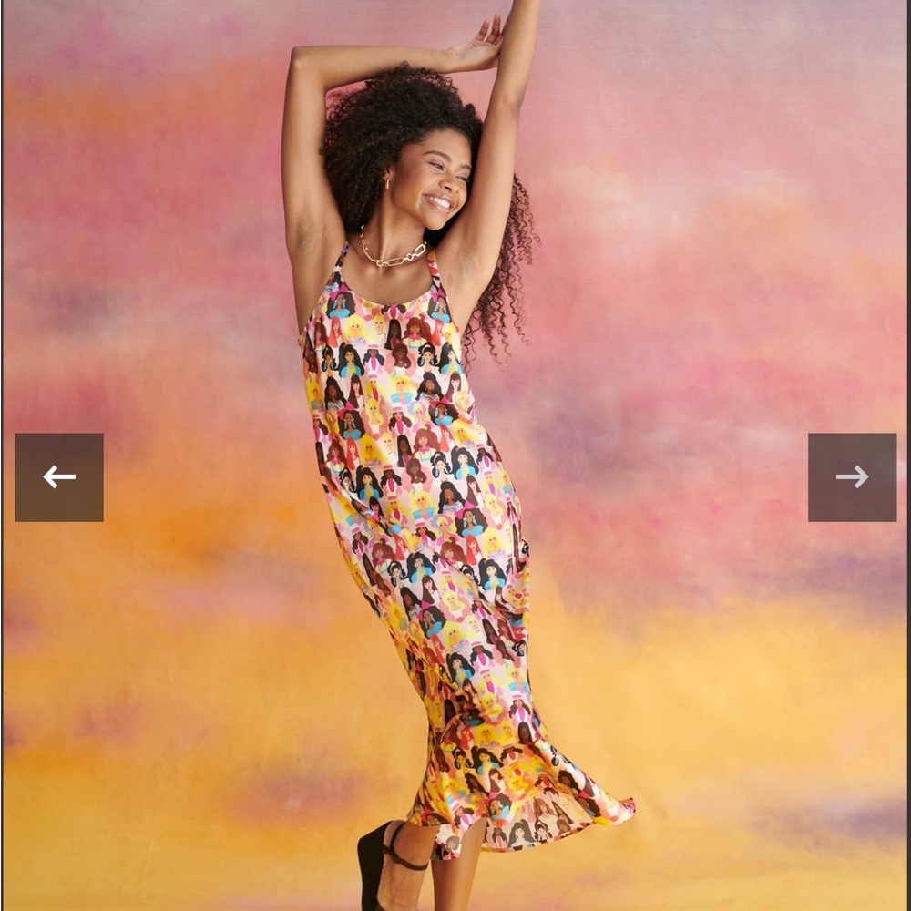 Karen Mabon Barbie slip dress M